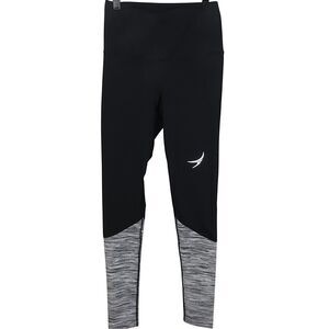 Endeavor Athletic Black Gray Marled Dry Force Power Up Leggings Size Small